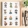 50Pcs Cartoon Zoo Wild Animals Stickers Aesthetic Diy Toy For Phone Skateboard Laptop Fridge Car Decals Fairy Tale Sticker