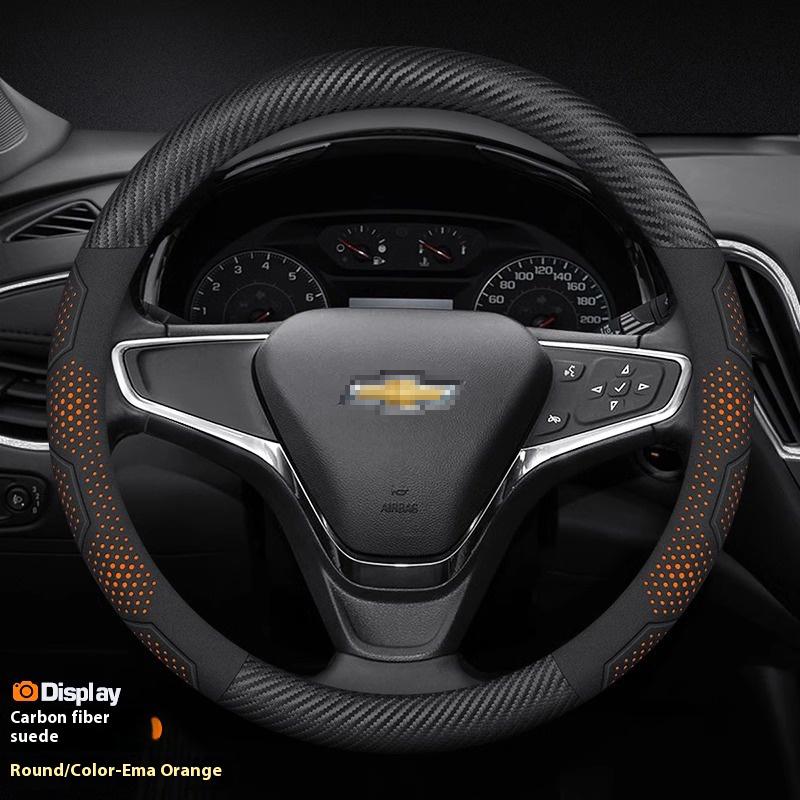Для Chevrolet Cruze Bolt Aveo Spark Onix Captiva Cavalier Чехол на руль автомобиля из углеродного волокна Замши Микрофибры Автоаксессуары