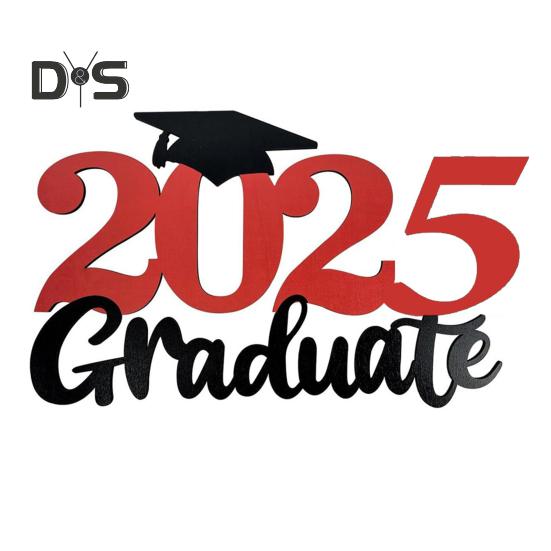 Деревянная табличка для входной двери «Выпускной 2025 года», приветственный знак для выпускного вечера, декор для фотобудки