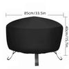 Dustproof Fire Pit Cover 210/420D Stove Cover Grill Protector BBQ Cover  Patio