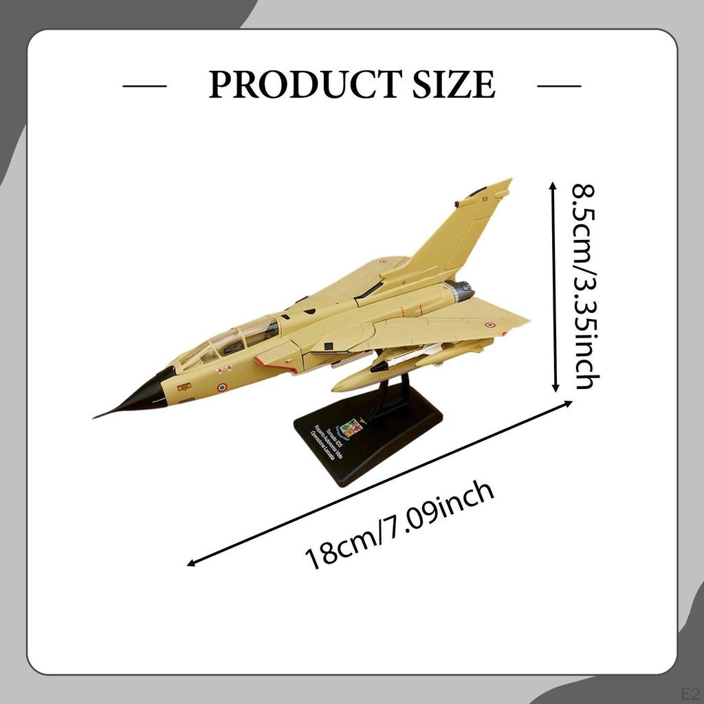 1:100 Airplane Model with Display Stand Desktop Decor Ornament Teaching Aids Stimulated