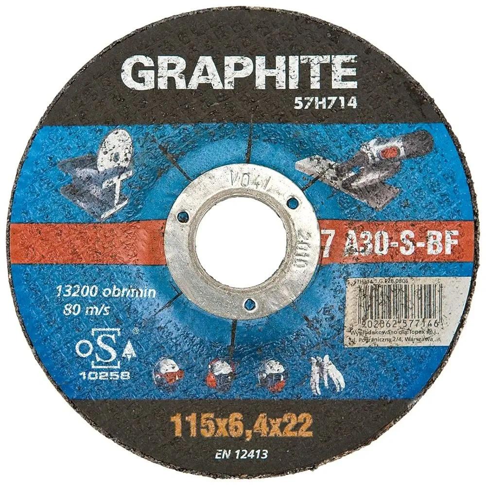 Grinding Disc For Metal 125X22.2Mm Graphite 57H715 1 Pc