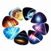 New 10pcs Colorful Musical Accessories Universe Planet Guitar Picks Mixed Plectrum