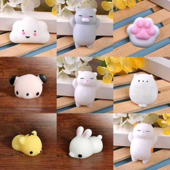 Мягкие силиконовые игрушки-антистресс в виде животных для детей и взрослых