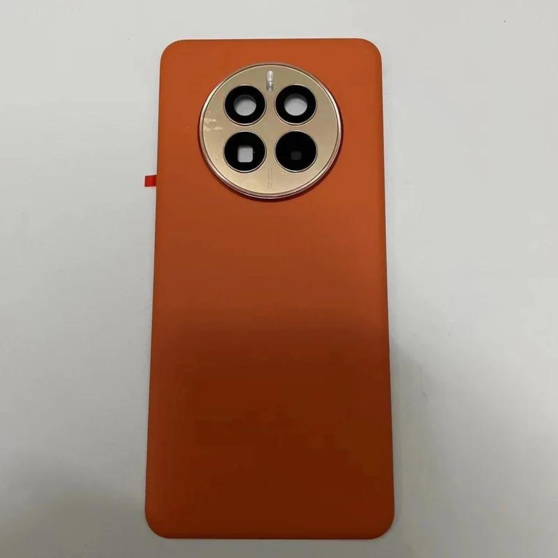 Для Mate 50 новая задняя крышка из закаленного стекла для HW Mate 50 задняя крышка батарейного отсека + рамка камеры + крышка вспышки