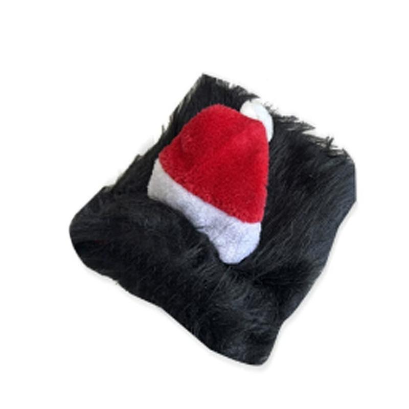 Dog Christmas Costume Lions Mane Wigs And Santa Hat For Holiday Parties Pet Dress Up