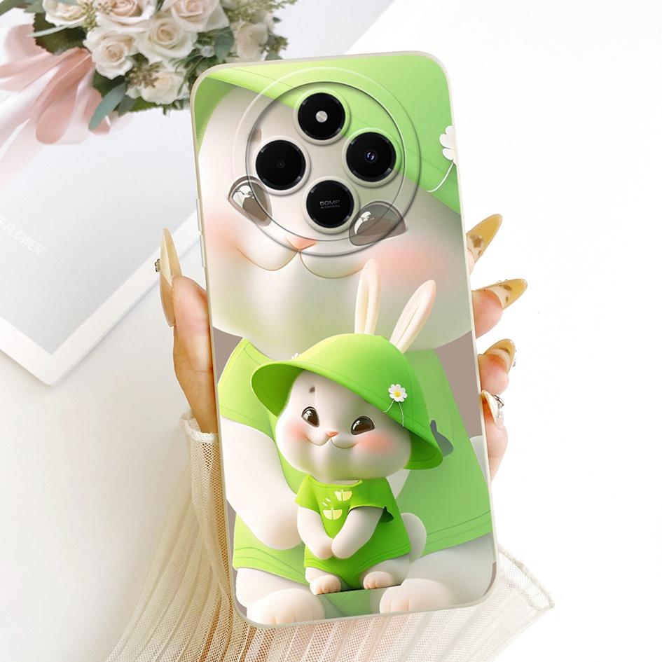 Чехол для Xiaomi Redmi 14C Redmi14C Новый Милый Кот Силиконовый Мягкий Чехол Для Poco C75 PocoC75 Redmi A4 A3 Pro Защитные Чехлы для Телефона