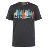 Duke Mens D555 Hemford Skyline Marl Kingsize T-Shirt