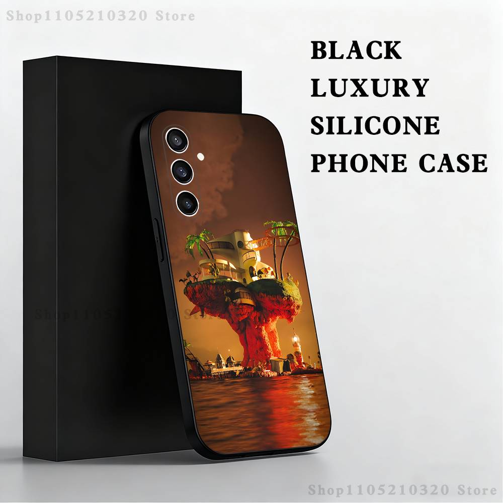 G-Gorillaz-Z band Phone Case For Samsung S25,S24,S23,S22,S21,S20,S10,Ultra,Plus,Lite,FE,Soft Silicone Black Cover