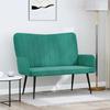 2 Seater Sofa Turquoise 115 x 61 x 87 cm Velvet (V)