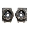 2 PCS Rear Axle C Block Seat Brass Weighted Black Gold Type Upgrade Parts Replacement for    4 Remote Control Car Accessories