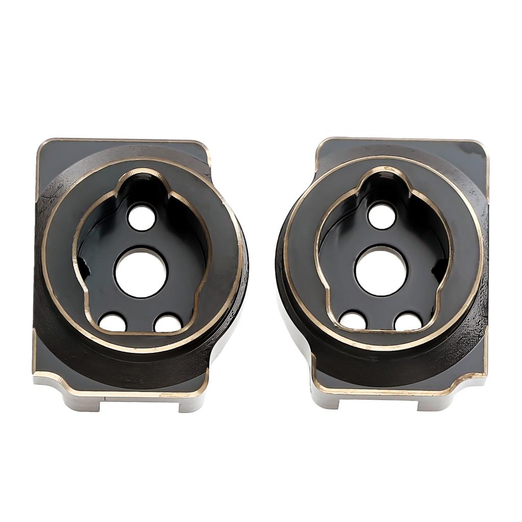 2 PCS Rear Axle C Block Seat Brass Weighted Black Gold Type Upgrade Parts Replacement for 4 Remote Control Car Accessories