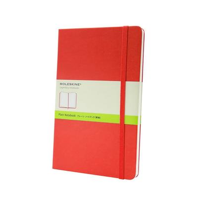 Moleskine Блокнот Классический Блокнот Твердая Обложка Однотонный Большой Формат x Красный QP062R (13см 21см)
