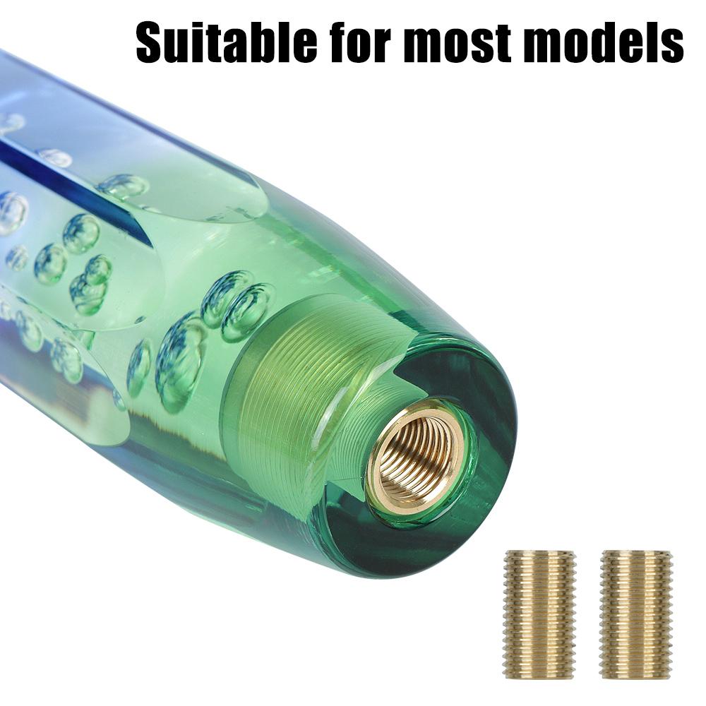 Gear Shifter Head Universal Crystal Transparent Shift Handle Car Manual Shift Knob Manual Transmission