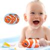 Interactive Swimming Clown Fish Toy Multipurpose Floating Bath Toys Hand-eye Coordination