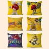 M-Ms C-Chocolate Pillow Case Pillowcase Ultra Soft Skin Friendly Fabric Cloud Like Comfort