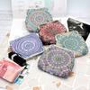 Ethnic Style Coin Purse, Geometric Pattern Small Wallet, Girls Bank Card Bag Small Organizer Portable Women's Bag