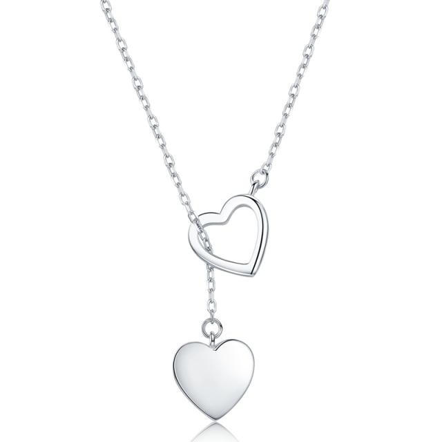 925 Sterling Silver Pendant Necklace For Women Heart Necklace Silver 925 Jewelry Women Necklace 925