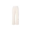 Lounge Knit Track Pants With Plain Logo Women Bottoms White IP0746