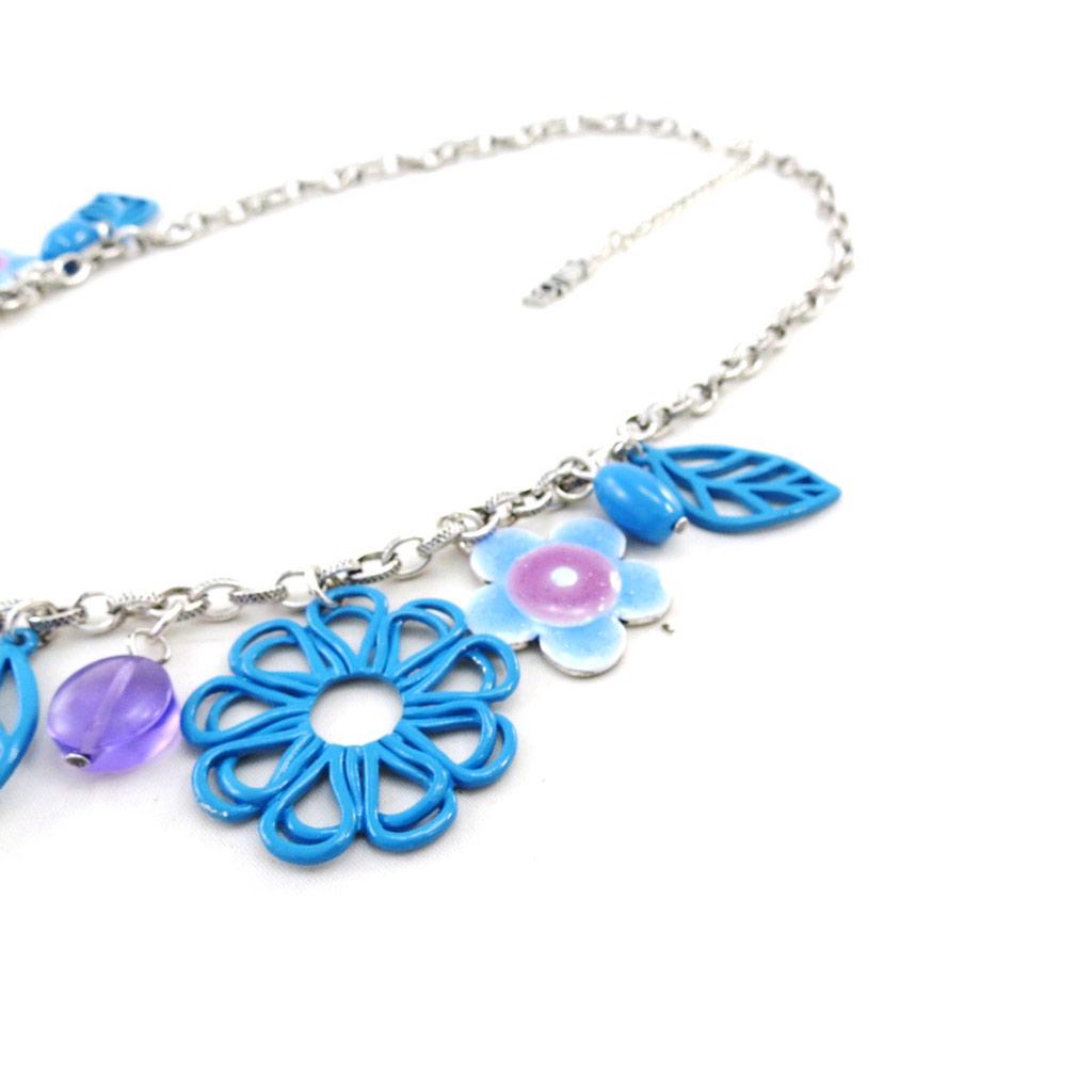 NOA [I9940] - Синее дизайнерское колье Vahiné