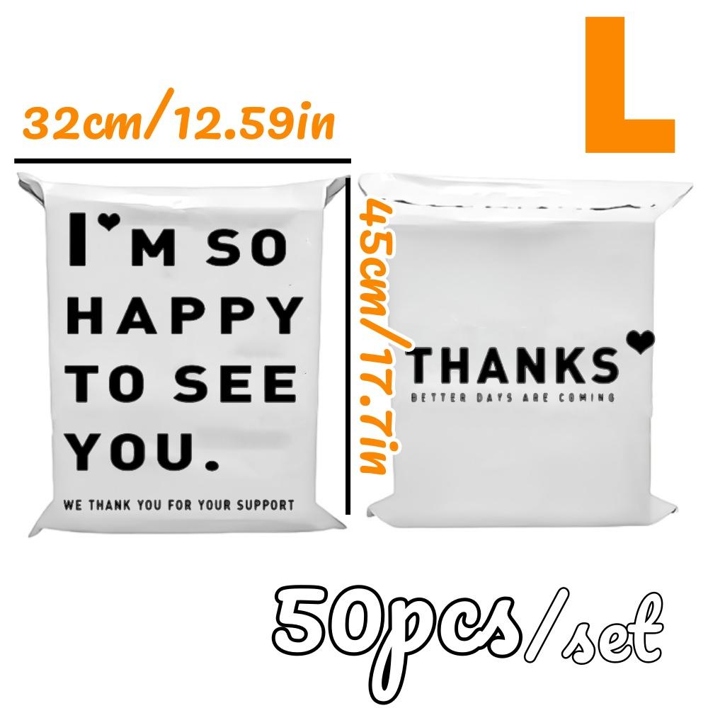 Розовый упаковочный пакет 100 шт. Толстый курьерский пакет Водонепроницаемый прочный пакет для покупок Для одежды Логистика Подарочная упаковка Почтовый конверт