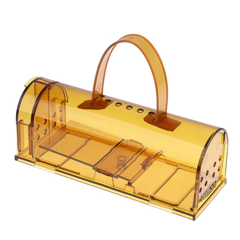 Умная самоблокирующаяся ловушка для мышей, безопасная, прочная, прозрачная бытовая ловушка для мышей