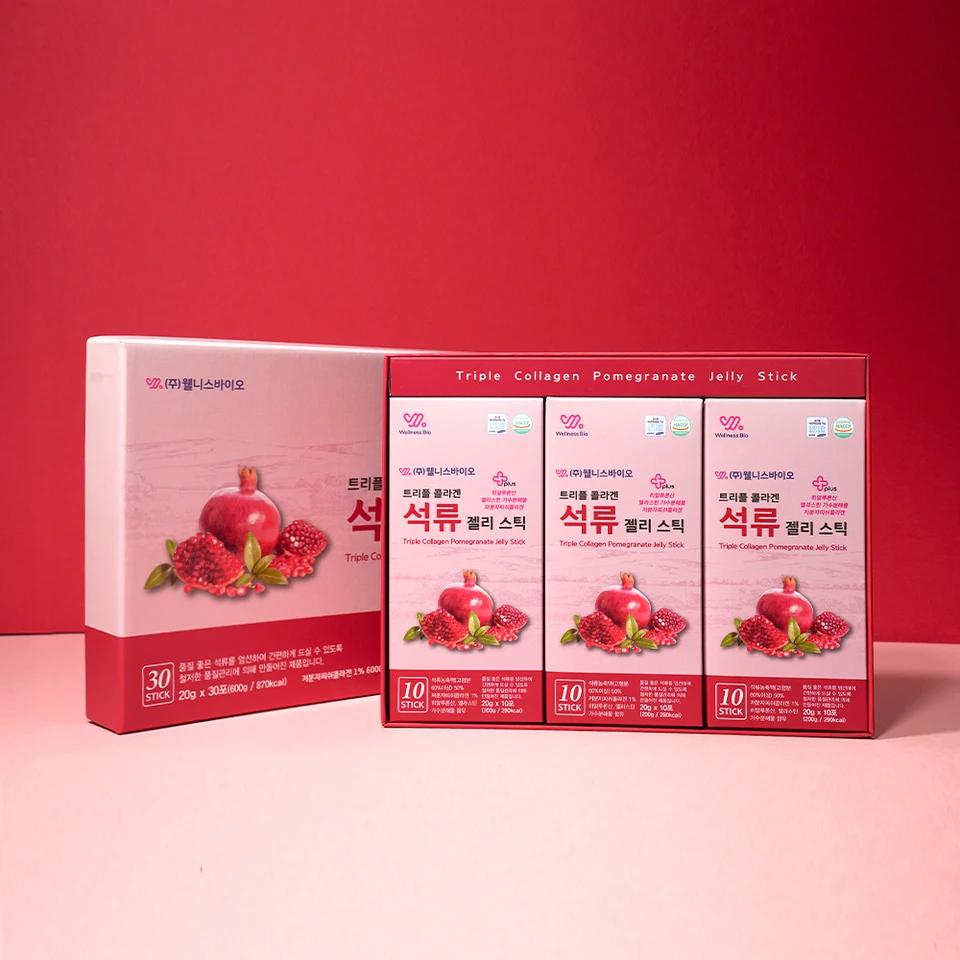 [Wellness Bio] Коллагеновый гранатовый желейный стик 20 г x 30