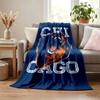 Chicago Bears blanket Flannel Blanket Soft Cozy Plush Throw for Sofa Bed Lightweight Home Decoration