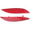 1 Pair Rear Bumper Reflector Light Lens For Renault Megane MK3 Fluence 2009-2016