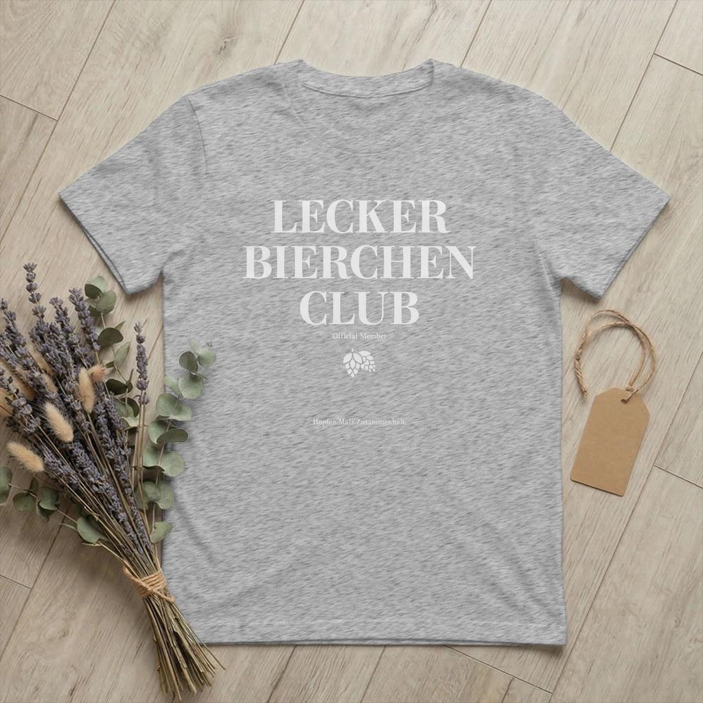 Unisex Lecker Bierchen Club T Shirt Tasty Beer Drinking 100 Cotton Clothes Casual Short Sleeve O Neck Tees Graphic TShirts