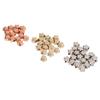 50Pcs Jewelry Making Beads Star Shaped Approx 0.5 Diameter 3 Colors Durable Plastic Widely Used