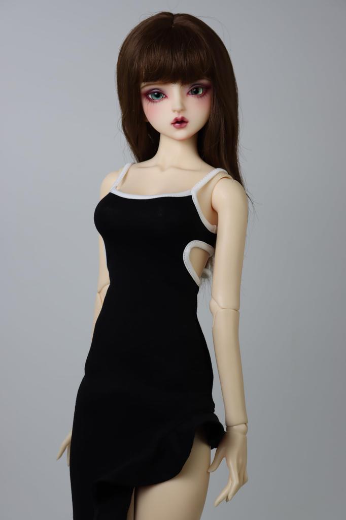 HAMRETHYPPZ 13 14 16 Набор детской одежды для BJD, Детская одежда для BJD кукол, BJD кукла, Юбка с волнообразным краем, Платье, Сексуальная волнистая юбка, Черная волна