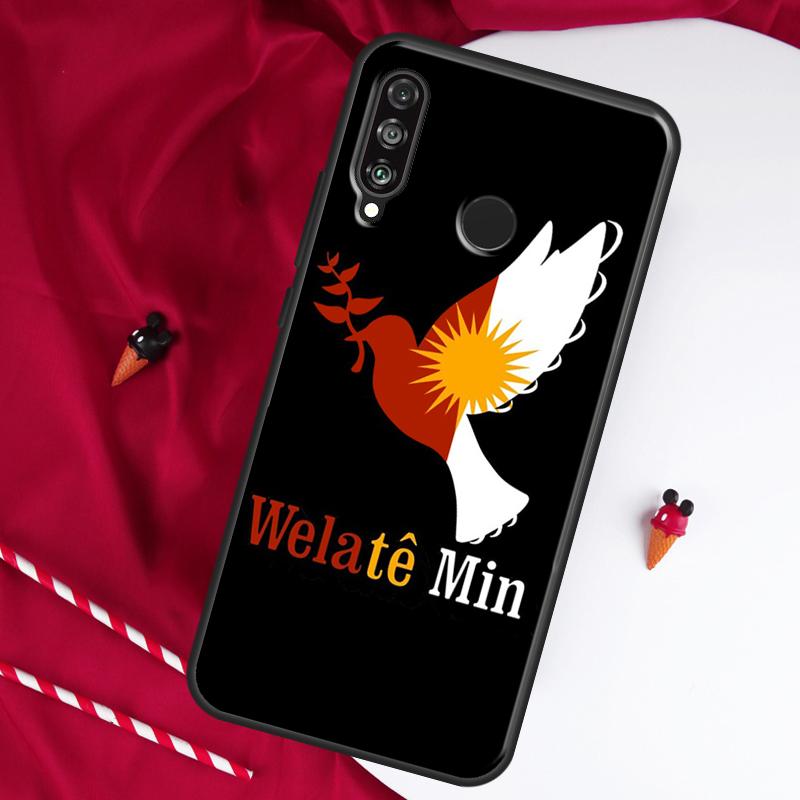 Yazidi Flag Ezidxan For Huawei Nova 8i 7i 11i 12i 12s 9 10 SE Y90 Y60 Y70 Y72 Y61 Y91 P30 P40 Lite P60 Pro Case