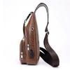 Diagonal bag Water proof Casual PU Men's bag Shoulder bag Chest bag