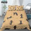 Home Living Luxury 3D Cut Dog Print 2/3Pcs Comfortable Duvet Cover PillowCase Bedding Sets Queen and King EU/US/AU Size