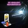 Набор для восстановления автомобильных фар, полировальная паста для чистки линз, отбеливатель, жидкая паста для ремонта царапин на фарах, инструмент для восстановления