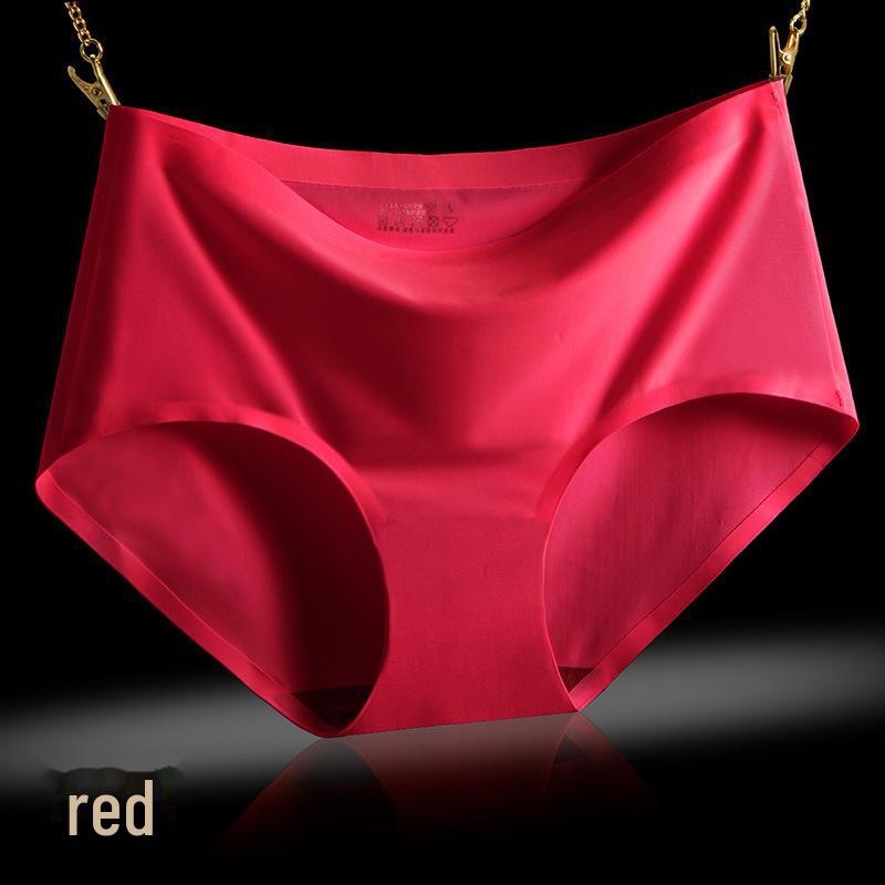 Женские бесшовные трусики Ice Silk со средней посадкой - сексуальные, большой размер в наличии