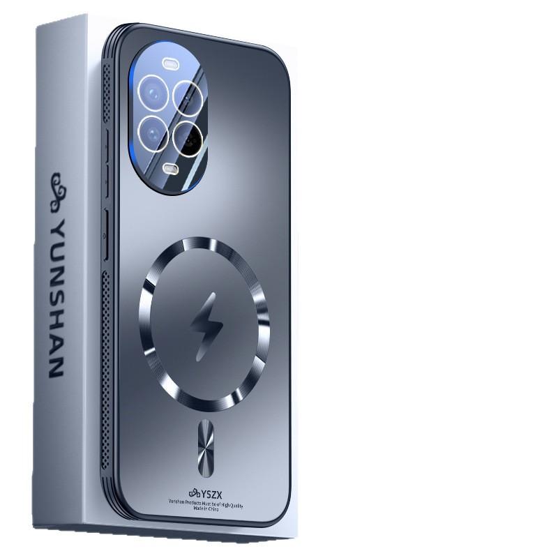 Чехол для мобильного телефона Huawei nova11, молниеносное рассеивание тепла, магнитное крепление, изогнутый экран, линза с продвинутым дизайном, полностью закрывающий, противоударный защитный чехол