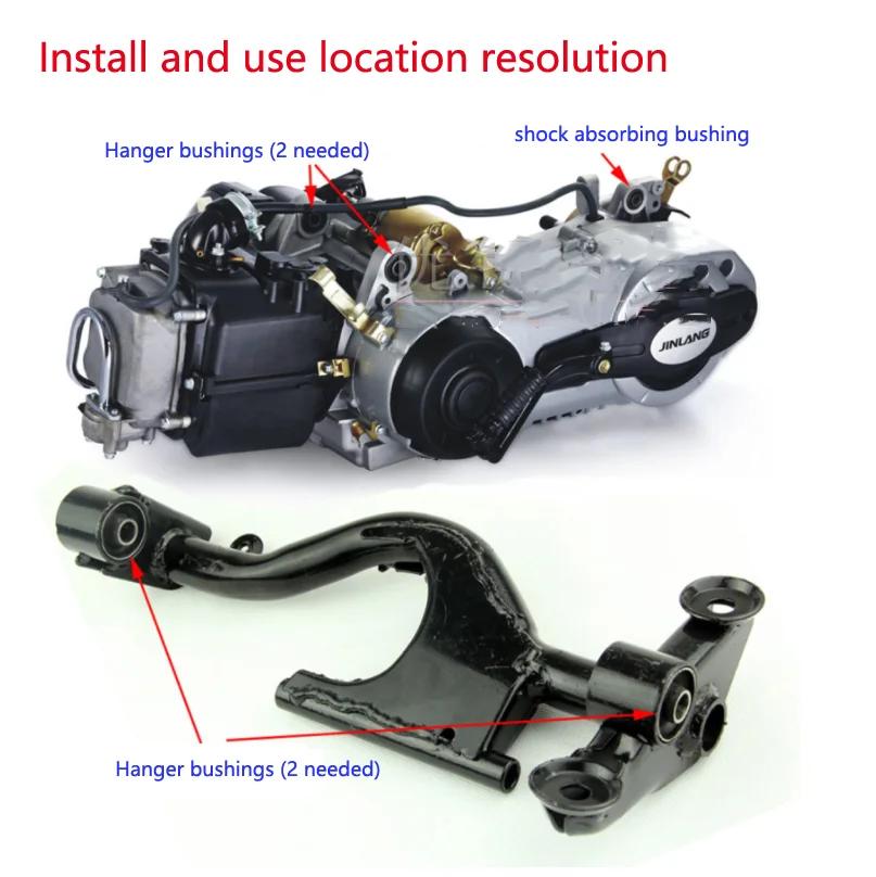 GY6 50cc 125cc 150cc двигатель опора двигателя втулка для 139QMB 152QMI 157QMJ китайский скутер мопед квадроцикл картинг