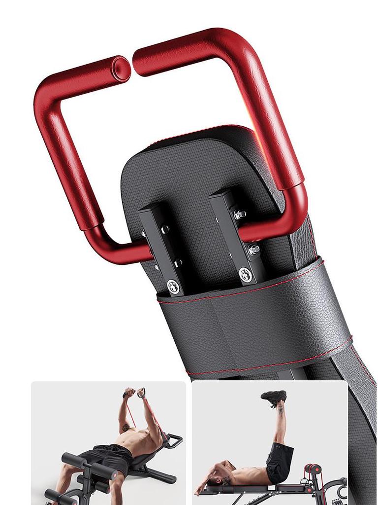 Cross-border Folding Multifunctional Dumbbell Bench: Bench Press, Sit-up Aid, Barbell Fly, Home Fitness Chair.
