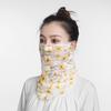Summer Ice Silk Scarf Mask Neck Protector Fake Collar Printing Riding Protection Anti-ultraviolet Breathable Sunscreen