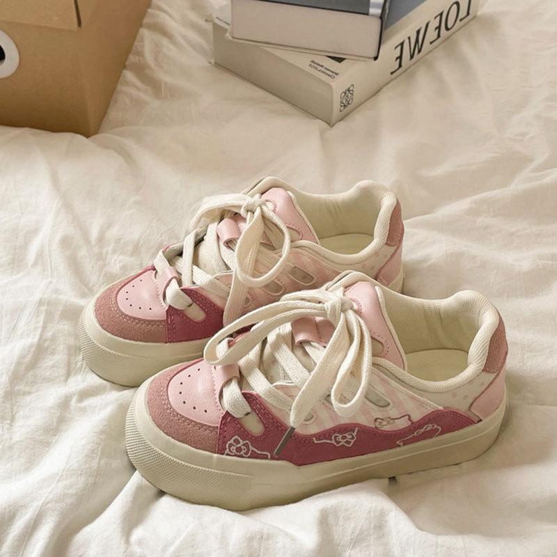 Niche Original Versatile Casual High-value Summer New Cat Head Canvas Shoes Sports Board Shoes