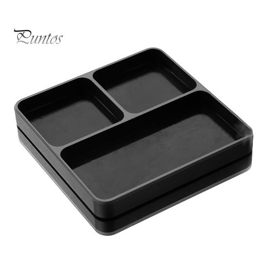 Магнитный электронный ремонтный органайзер для винтов Лоток для деталей с 3 отделениями Многоцелевой держатель винтов Магнитный лоток для инструментов