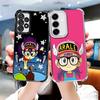 Arale S-Slump Anime Plating Phone Case For Samsung A17 A07 A37 A57 A16 A56 A15 A55 A14 A54 A13 A53 A26 A36 A25 A35 A24 A34 A23 A