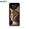Для POCO X3 NFC Pro Чехол pocoX3 Прозрачный ТПУ Мягкий Силикон Модный Чехол для Телефона Для Xiaomi Poco M3 POCO X3 Pro Милый Чехол Coque Capa