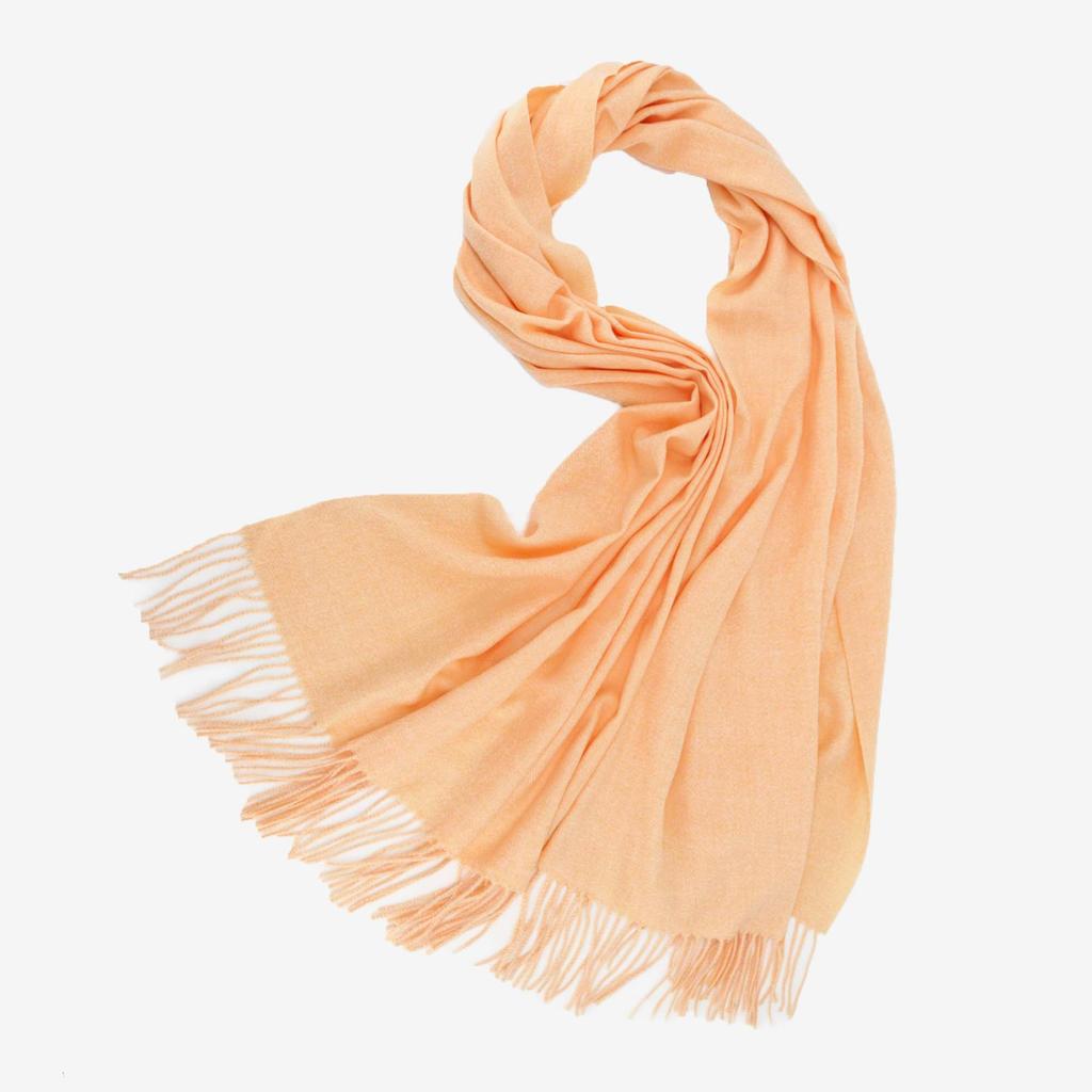 2025 Autumn/Winter New Women'S Solid Color Imitation Cashmere Scarf, High End And Versatile Scarf, Fashionable Thickened Men'S Tassel Shawl