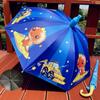 Aisha Children's Umbrella Automatic Boys and Girls Large Kindergarten Cute Princess Primary School Baby Straight Handle Sunny Umbrella