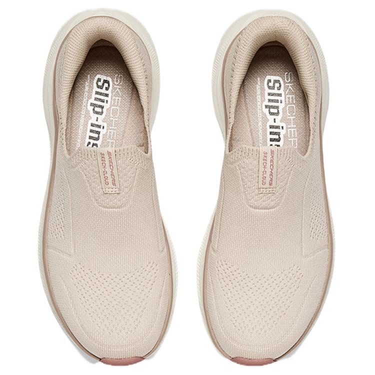 Skechers Спортивные Удобные Универсальные Обувь для ходьбы Женская кроссовка Светло-серый Коричневый 150566-NTTP