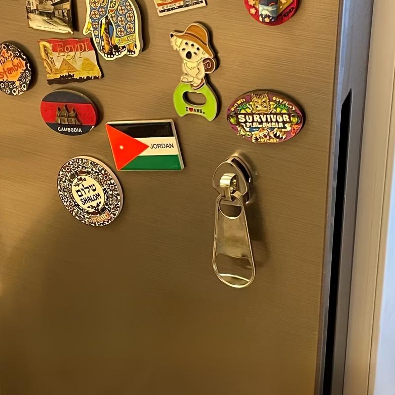 1 шт., Открывалки для бутылок, Открывалка для пива, Магнитная открывалка для пивных бутылок для холодильника, Магнитные открывалки для бутылок Открывалка для консервов, Прилипает к холодильнику для удобного хранения