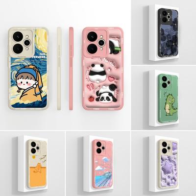 Для Oppo Realme 15 14 14T 14X Reno14 F A5 Pro K13 P3 F29 Противоударный силиконовый чехол для телефона Симпатичные узоры с пандой для девочек Мягкий чехол для мобильного телефона Oppo